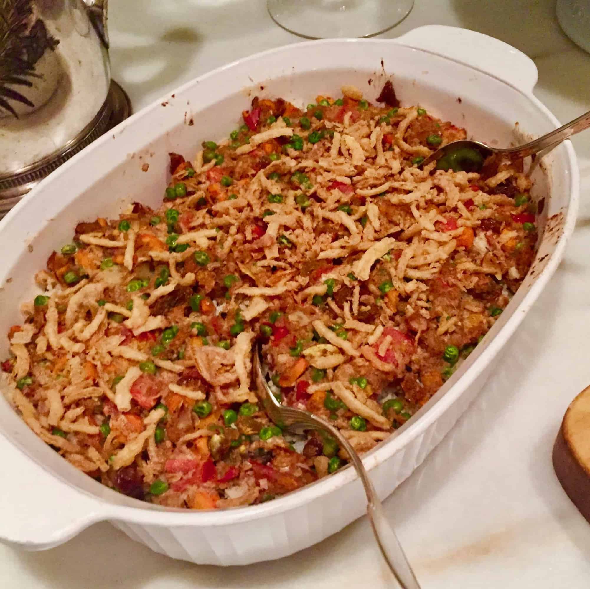 Dinner Party Dishes Vegetable Biryani C H E W I N G T H E F A T
