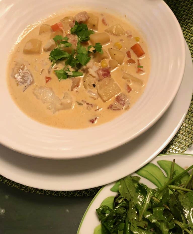 Fish Chowder from Sam Sifton in The New York Times C H E